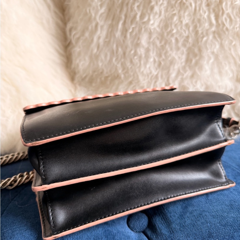 🛑SOLD🛑Fendi
Kan I Bag Zucca Embossed Patent and Leather Small - Picture 7 of 9